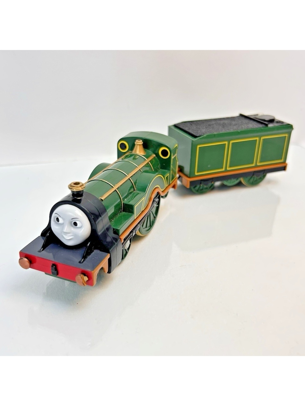 Thomas TrackMaster Motorized Emily Engine w/ Tender 2004 Tomy Working **Read**